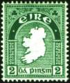 Ireland map stamp