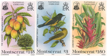 Montserrat Stamps: National Emblems