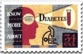 Diabetes stamp
